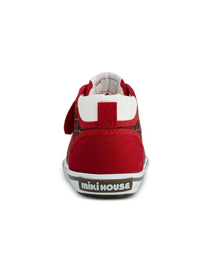 商品Miki House|Unisex High Top Plaid Second Shoes - Toddler,价格¥934,第5张图片详细描述