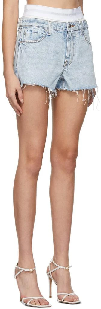 商品Alexander Wang|Blue Brief Layer Denim Shorts,价格¥2207,第2张图片详细描述