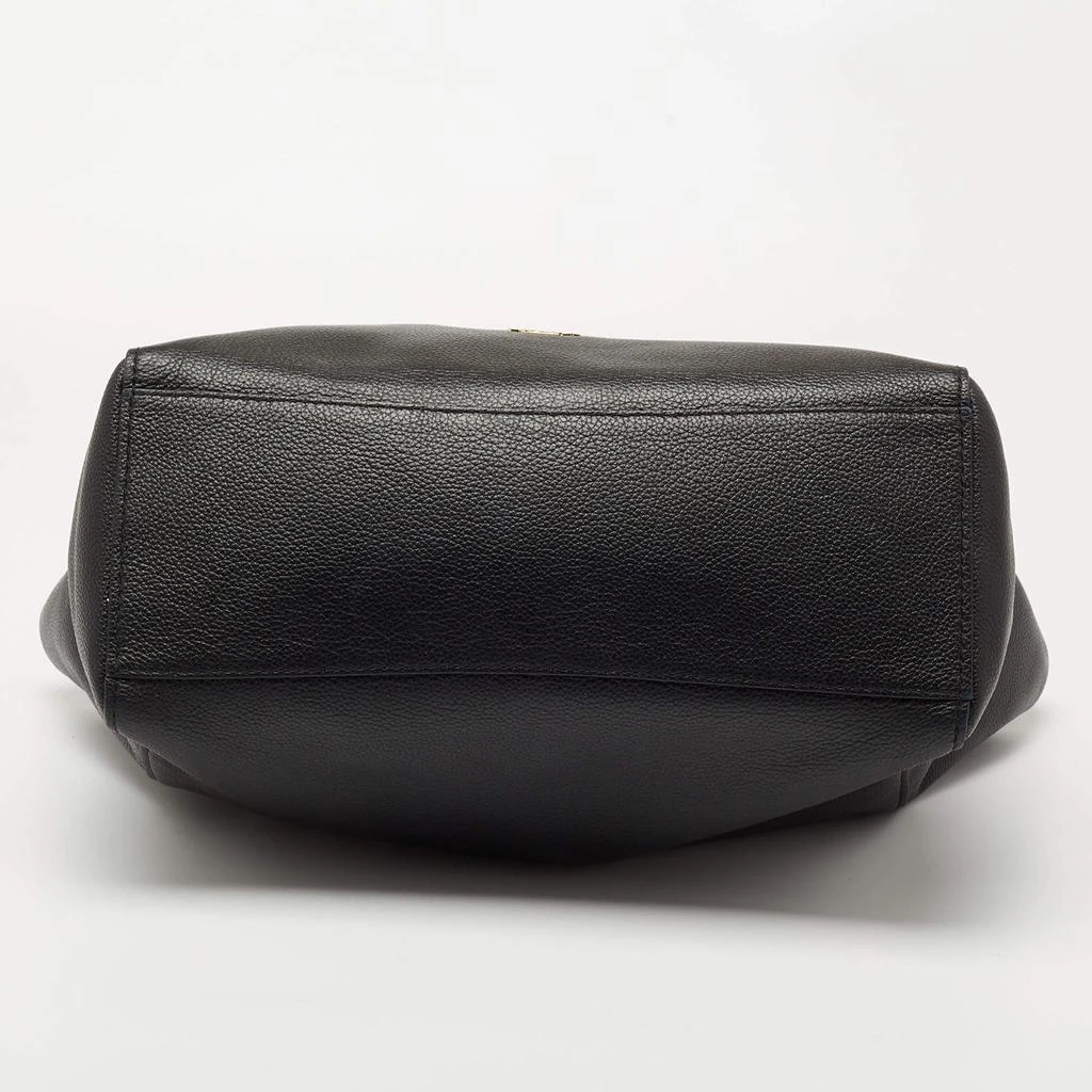 Coach Black Leather Turnlock Chain Tote 商品