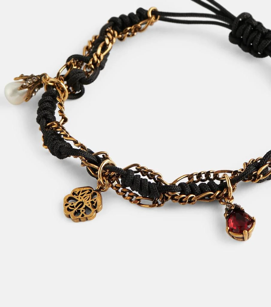 商品Alexander McQueen|Seal缀饰吊坠手链,价格¥2126,第4张图片详细描述
