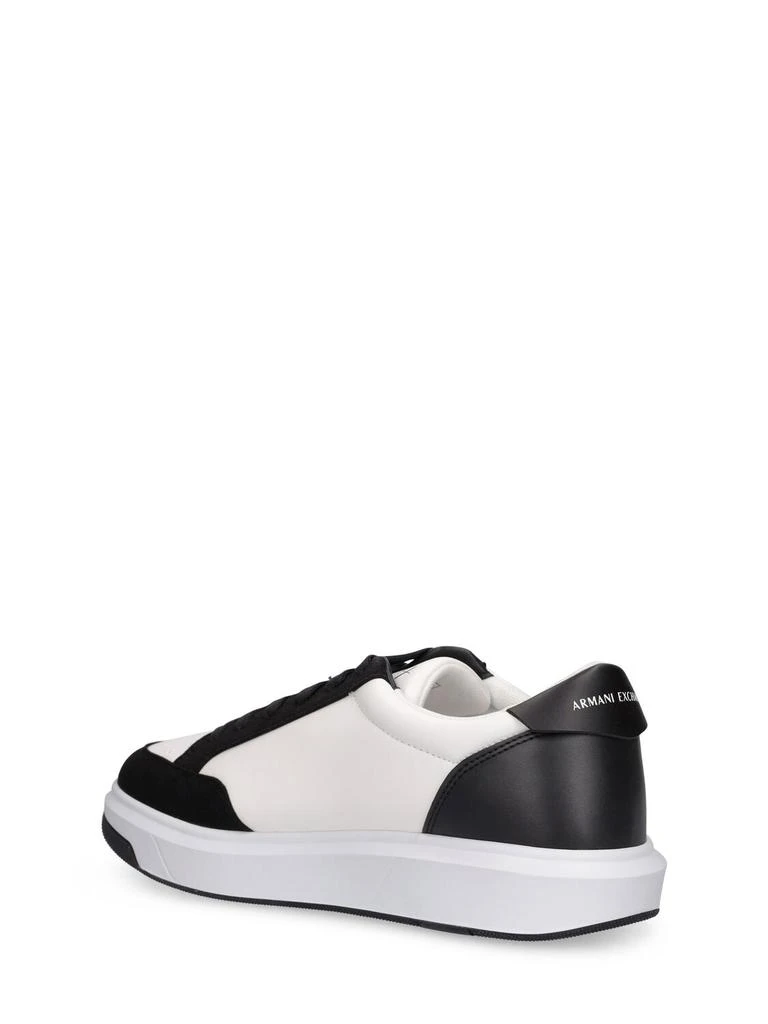 商品Armani Exchange|Leather Low Top Sneakers,价格¥612,第2张图片详细描述