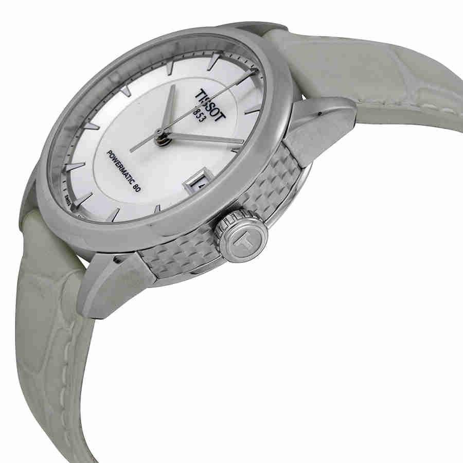 Tissot Powermatic 80 Mother of Pearl Dial Ladies Watch T0862071611100商品第2张图片规格展示