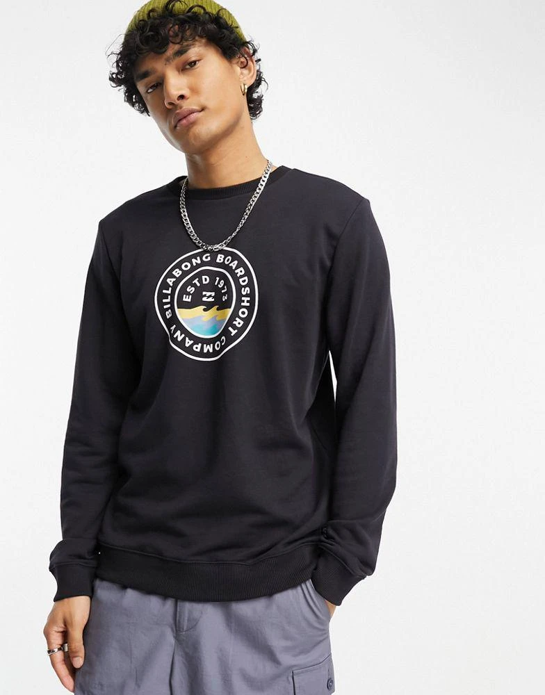 商品Billabong|Billabong walled long sleeve t-shirt in blakc,价格¥273,第1张图片