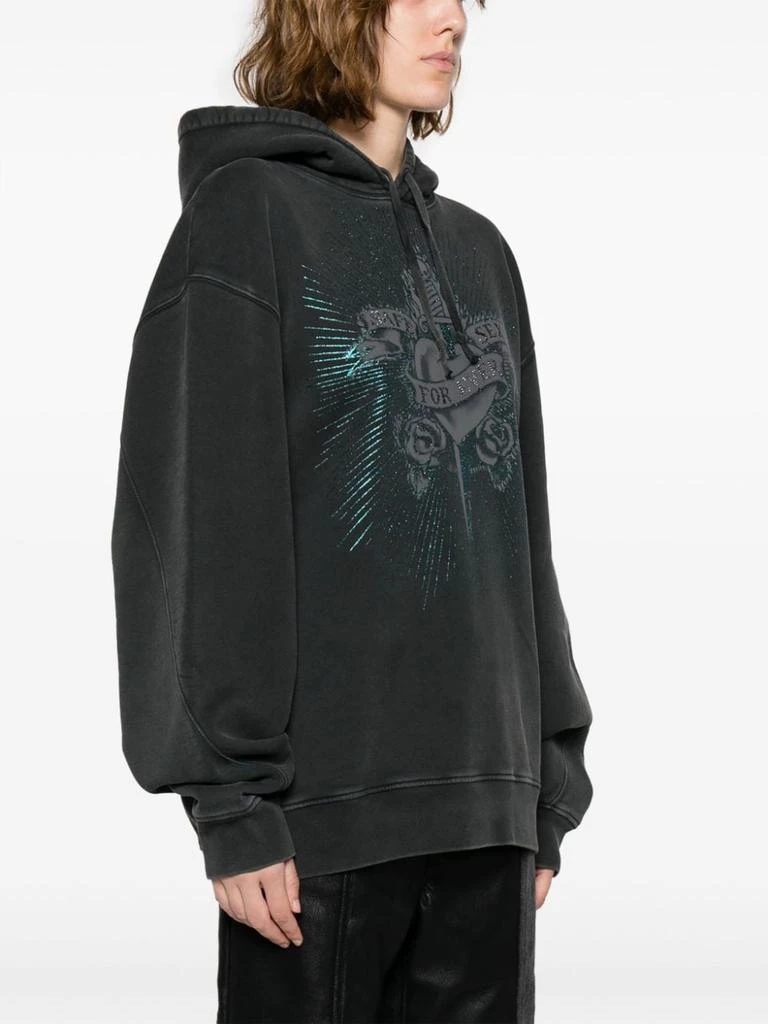 商品Jean Paul Gaultier|JEAN PAUL GAULTIER - Printed Cotton Hoodie,价格¥1979,第3张图片详细描述