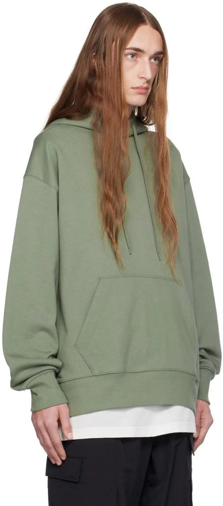 商品Y-3|Green Drawstring Hoodie,价格¥655,第2张图片详细描述