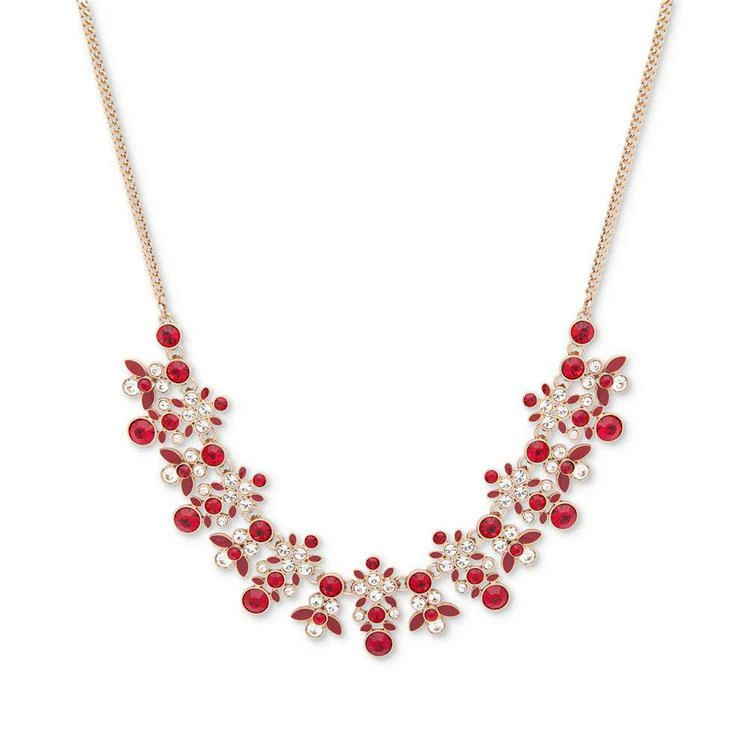 商品Givenchy|Gold-Tone Red & Clear Crystal Statement Necklace,价格¥556,第1张图片