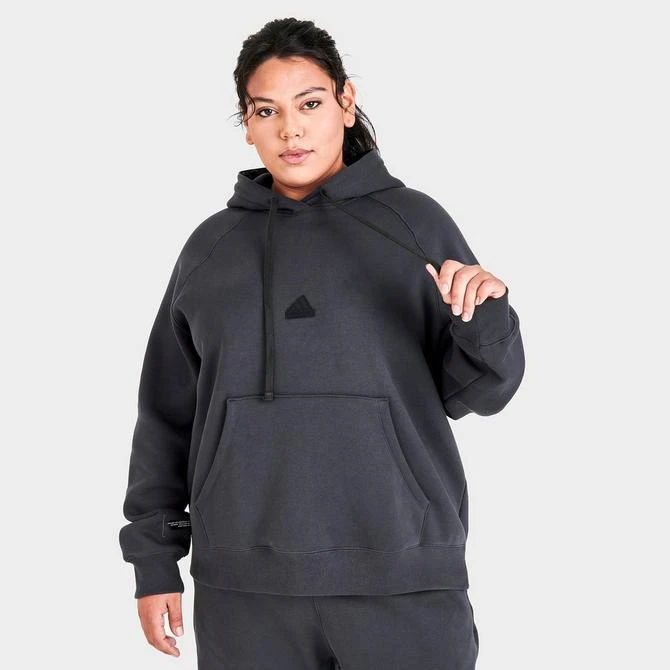 商品Adidas|Women's adidas Sportswear Oversized Hooded Sweatshirt (Plus Size),价格¥187,第3张图片详细描述