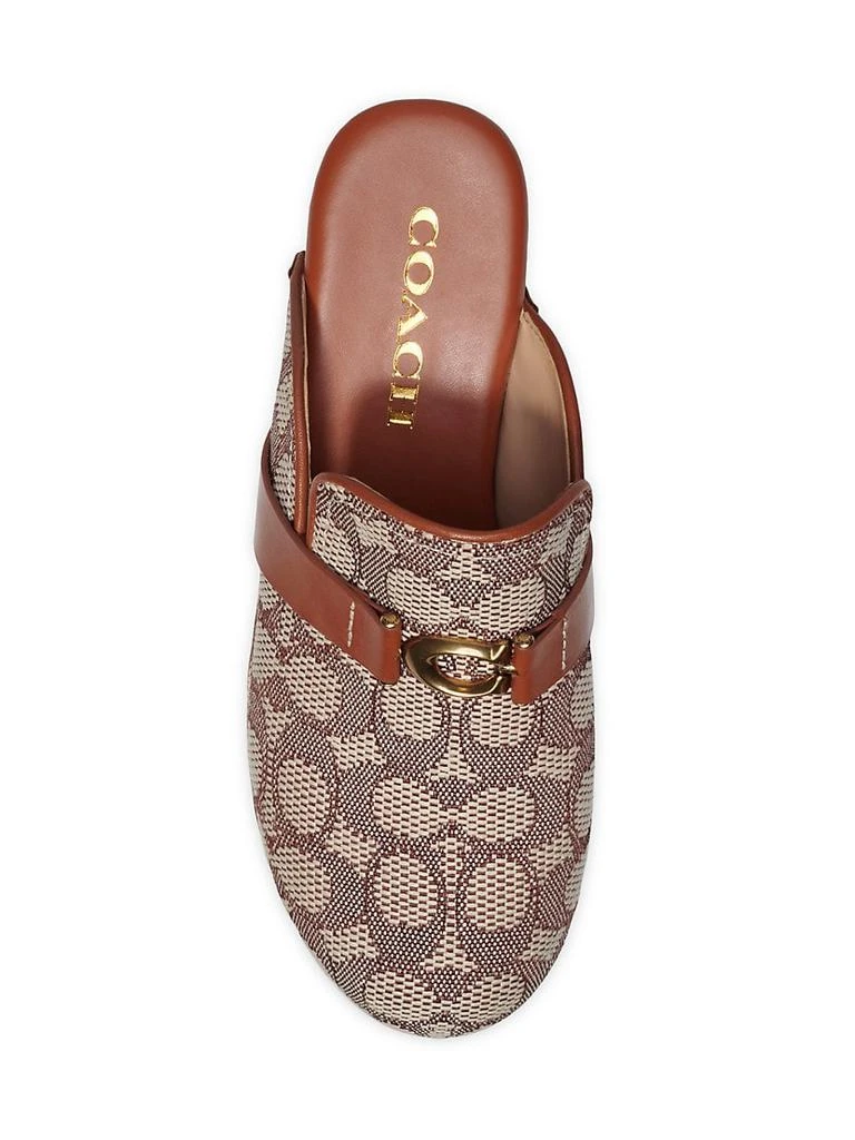 商品Coach|Finlay Monogram Jacquard Clogs,价格¥726,第5张图片详细描述