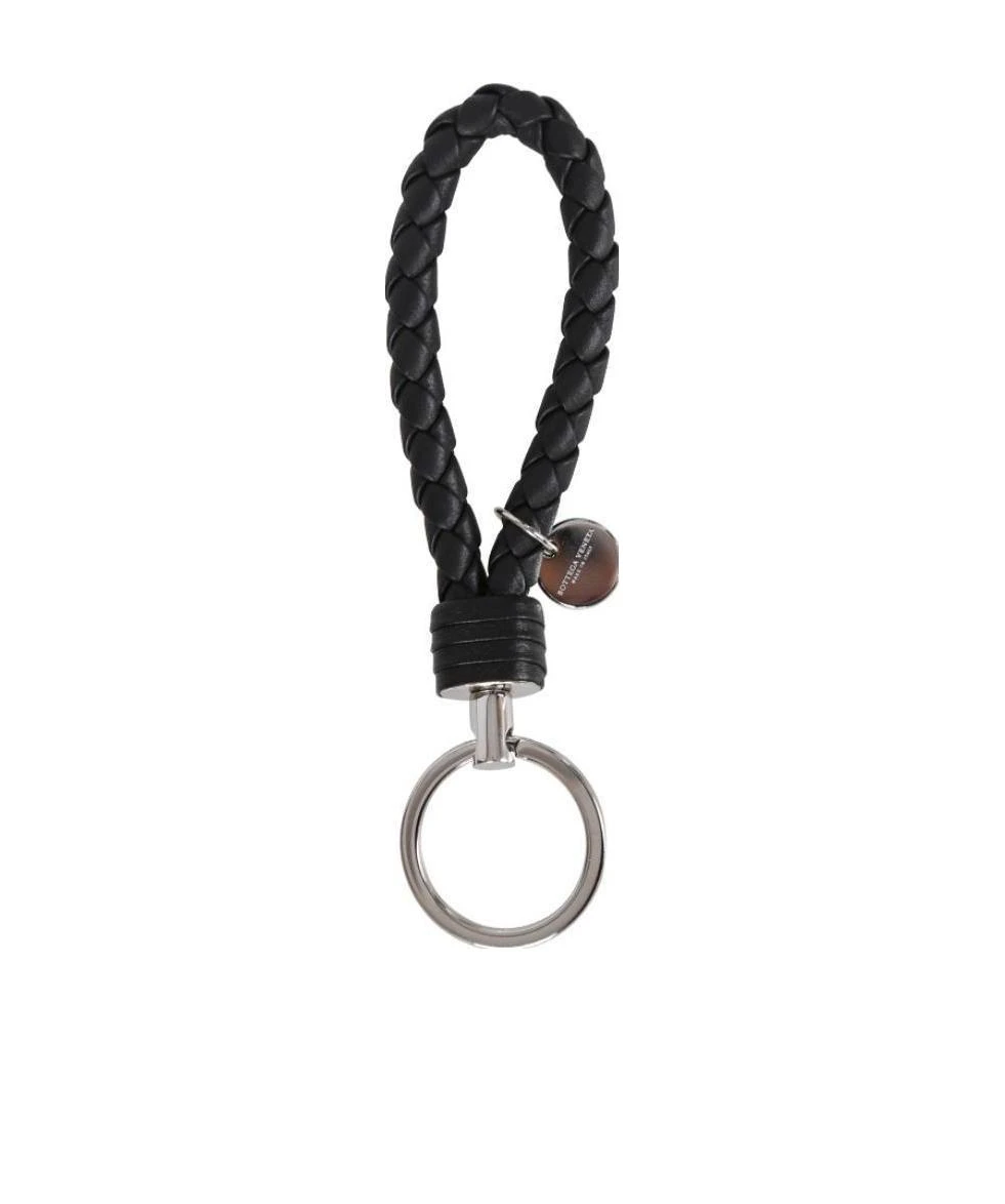 商品【商品预售7天】 Bottega Veneta|Bottega Veneta 男士钥匙扣 113539V001D1000 黑色,价格¥1776,第1张图片