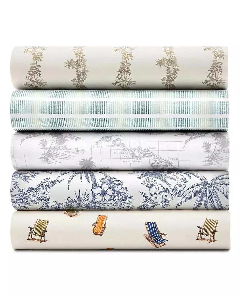 Tommy Bahama Off The Grid Castaway Green Sheet Set, Queen 商品
