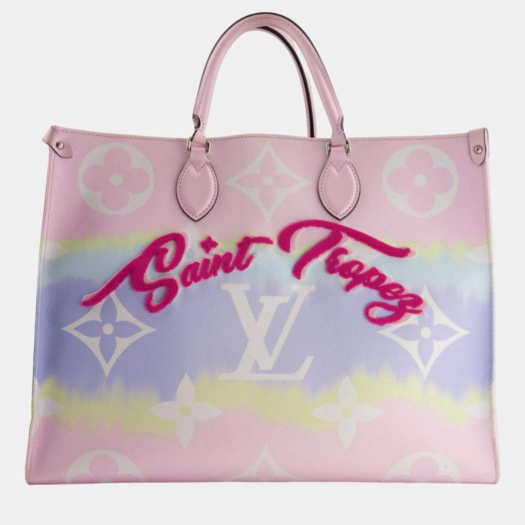 商品[二手商品] Louis Vuitton|Louis Vuitton Onthego 2020 "Saint Tropez" Escale Pastel Tote Bag,价格¥20918,第1张图片