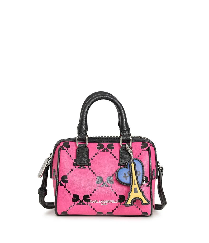 商品Karl Lagerfeld Paris|ADELE MINI SATCHEL CROSSBODY,价格¥716,第1张图片