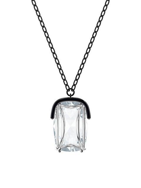 商品Swarovski|Harmonia Swarovski Crystal Oversized Black Pendant Necklace,价格¥1326,第1张图片