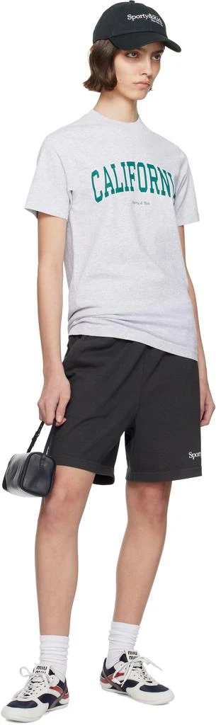 商品Sporty & Rich|Gray 'California' T-shirt,价格¥450,第4张图片详细描述