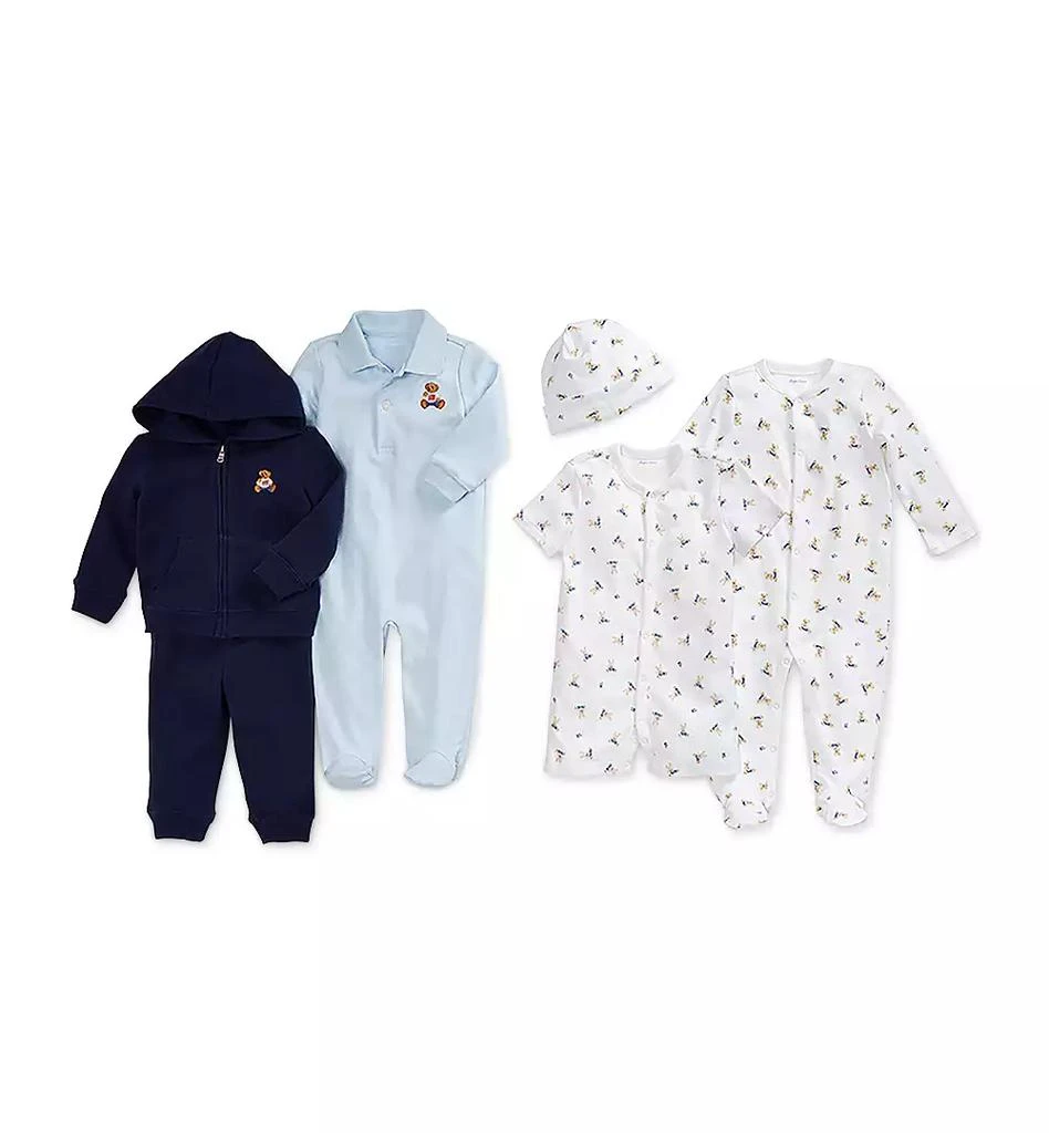 商品Ralph Lauren|Baby Boys Bear Hoodie and Pants, 2 Piece Set,价格¥494,第3张图片详细描述