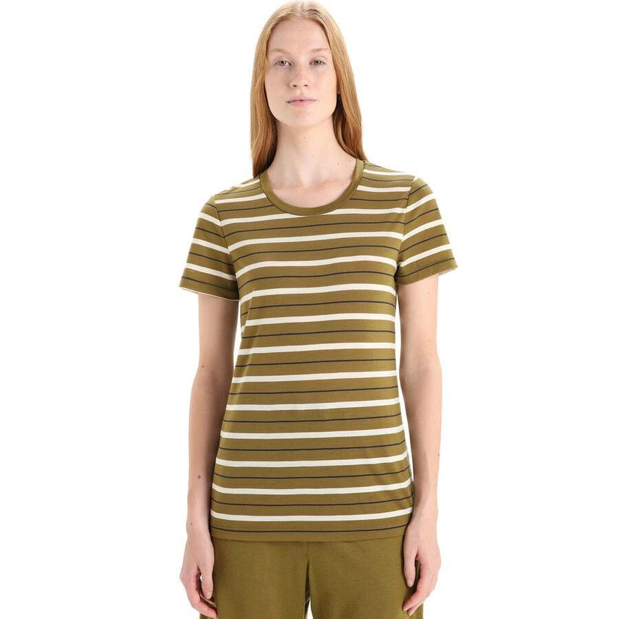 商品Icebreaker|Wave Stripe Short-Sleeve T-Shirt - Women's,价格¥389,第1张图片