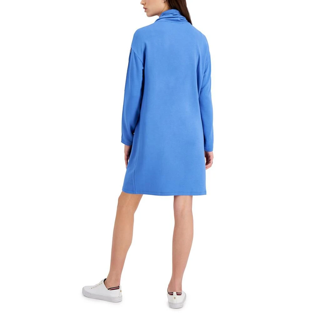 商品Tommy Hilfiger|Women's Cowlneck Logo Sneaker Dress,价格¥390,第2张图片详细描述