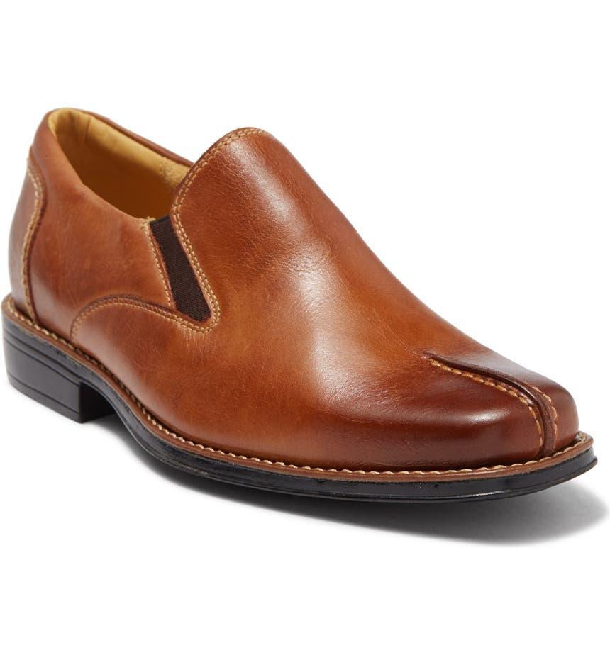 商品Sandro Moscoloni|Douglas Biker Toe Leather Loafer,价格¥596,第1张图片