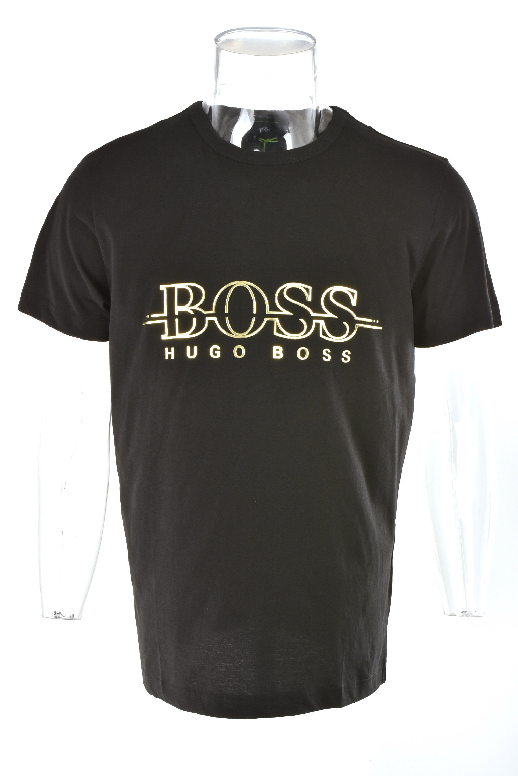 Hugo Boss 雨果博斯 19春夏 男士黑色纯棉短袖半袖圆领T恤 TEEGOLD-6415-001商品第2张图片规格展示