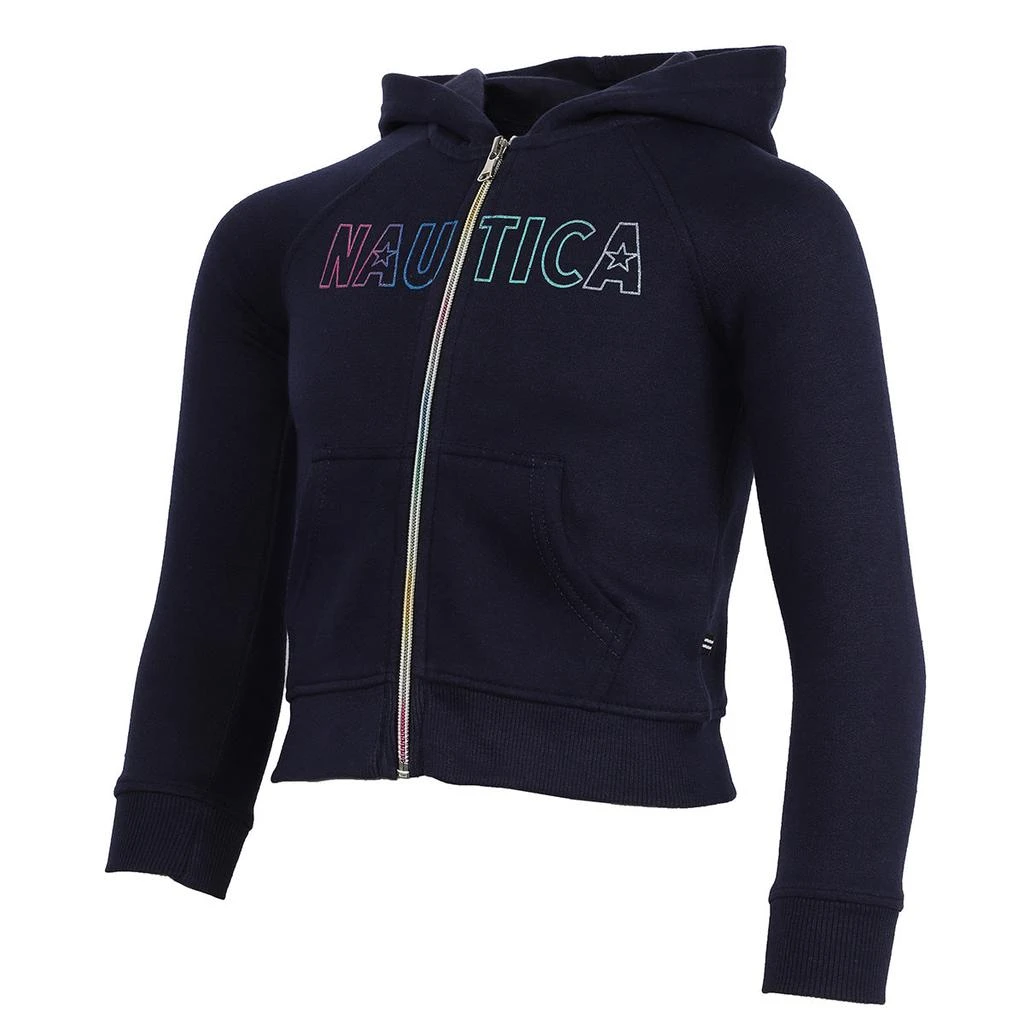 商品Nautica|Nautica Girl's Ombre Zip Up Hoodie,价格¥152,第4张图片详细描述