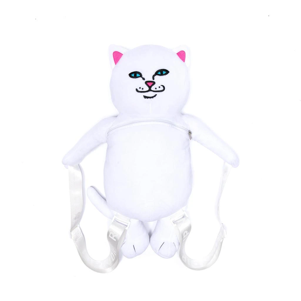 商品RIPNDIP|Lord Nermal Plush Backpack (White),价格¥267,第1张图片