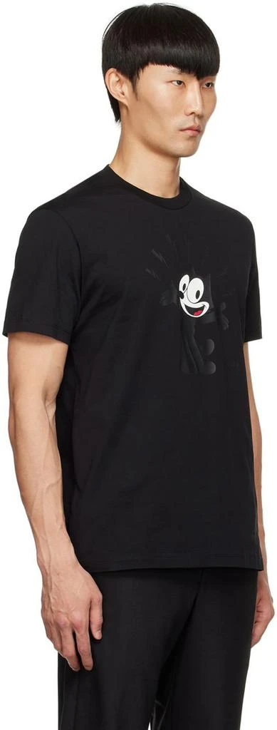 商品Neil Barrett|Black Felix The Cat Edition Cotton T-Shirt,价格¥594,第2张图片详细描述