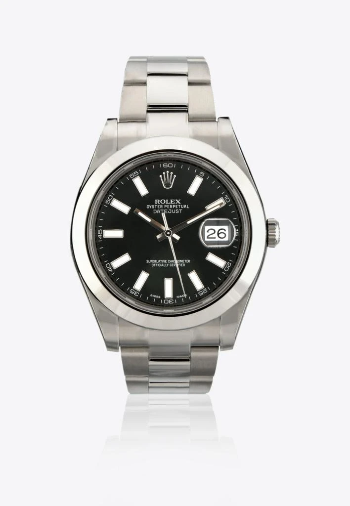 商品Rolex|Oyster Perpetual Datejust 41 with Black Dial,价格¥86619,第1张图片