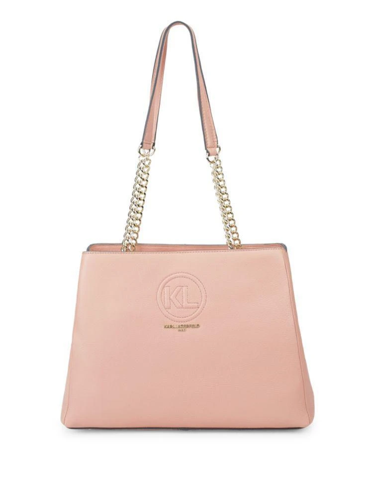 商品Karl Lagerfeld Paris|Pebble Chain Tote Bag,价格¥1101,第5张图片详细描述