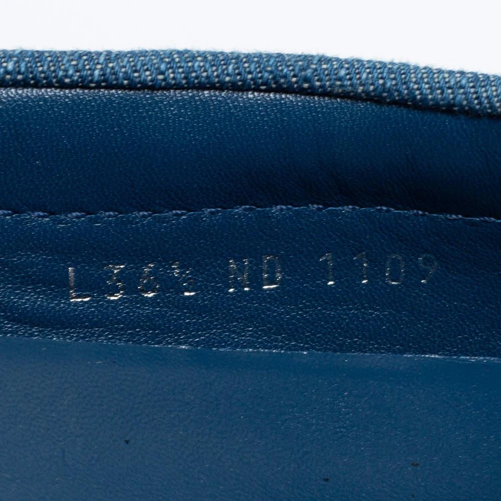 Louis Vuitton Blue Monogram Denim Gloria Loafers Size 36.5 商品