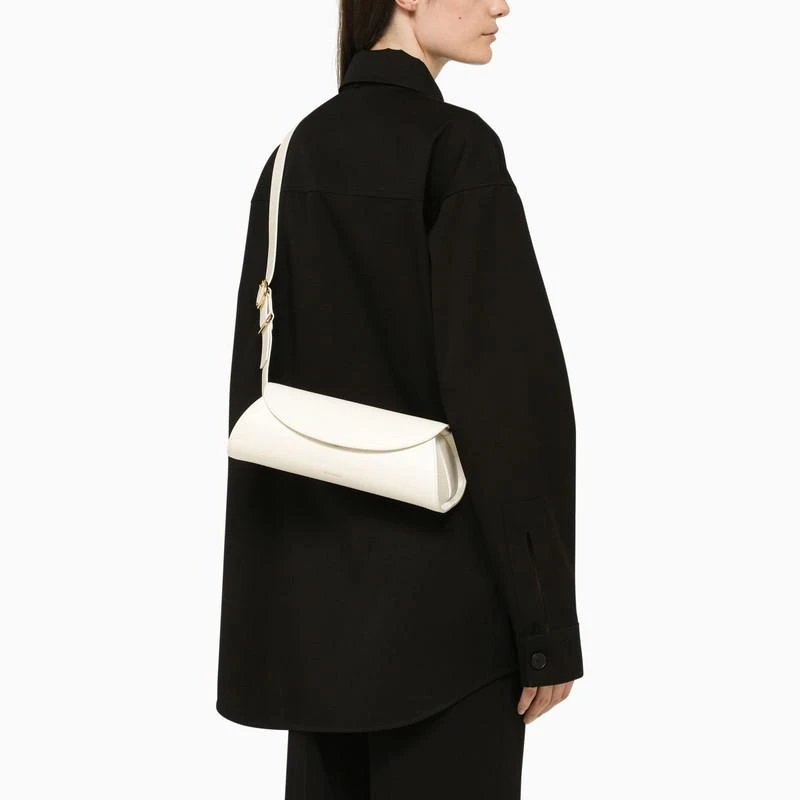 商品Jil Sander|Milk-coloured leather shoulder bag,价格¥7944,第2张图片详细描述