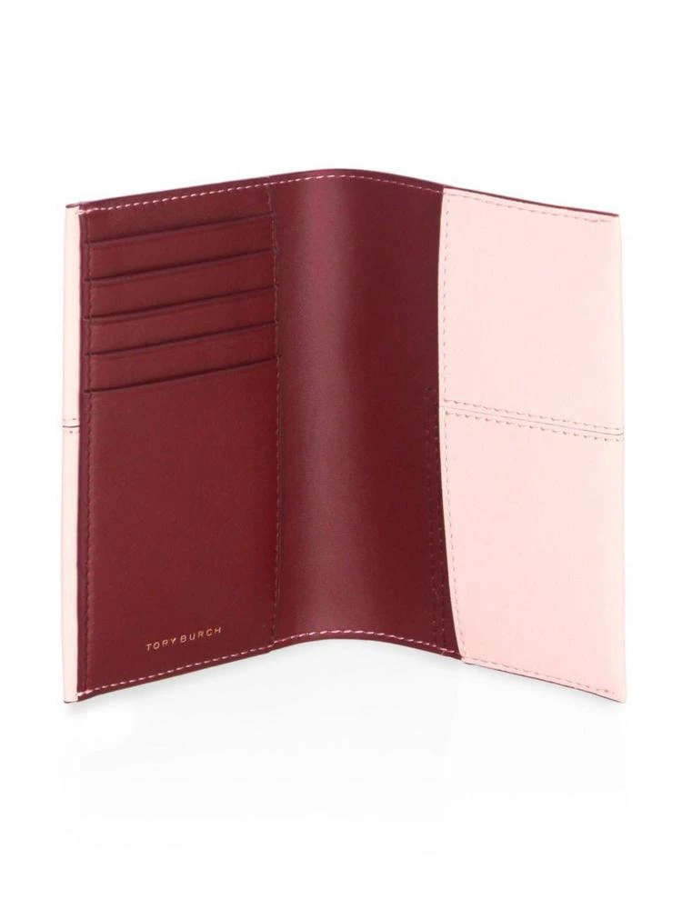 商品Tory Burch|Block-T Travel Leather Passport Holder,价格¥515,第2张图片详细描述