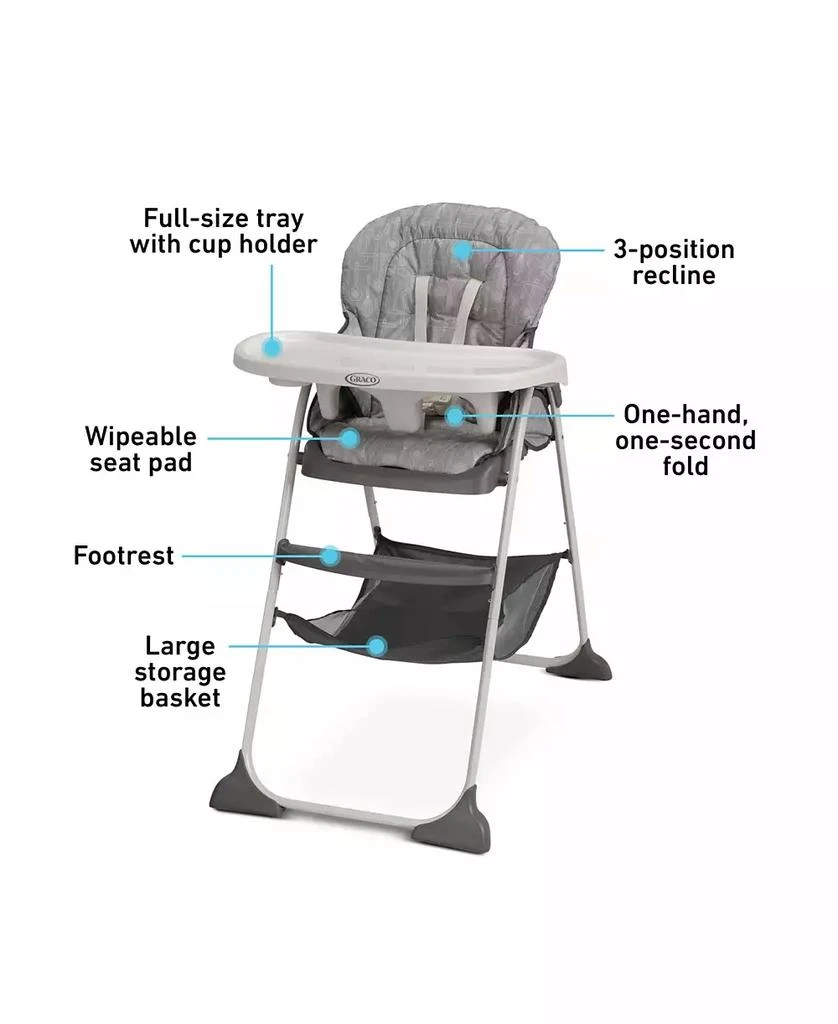 商品Graco|Slim Snacker™ Highchair,价格¥695,第2张图片详细描述