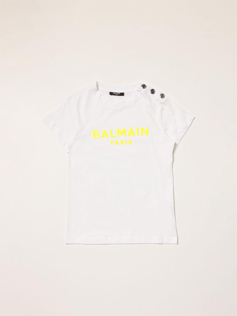 Balmain cotton t-shirt with logo商品第1张图片规格展示