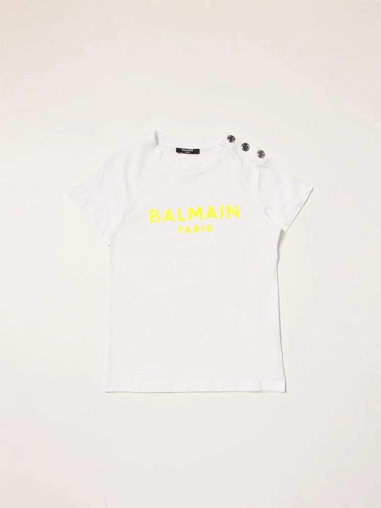 商品Balmain|Balmain cotton t-shirt with logo,价格¥1135,第1张图片