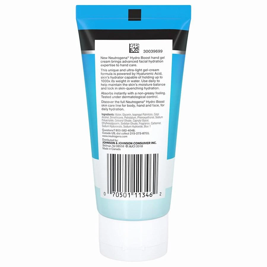 商品Neutrogena|Hydro Boost Gel Hand Cream With Hyaluronic Acid,价格¥25,第4张图片详细描述