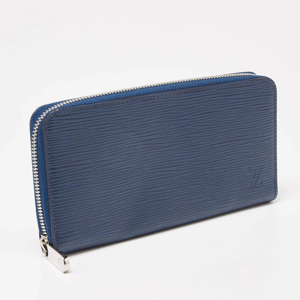 商品[二手商品] Louis Vuitton|Louis Vuitton Blue Marine Epi Leather Zippy Wallet,价格¥3728,第3张图片详细描述