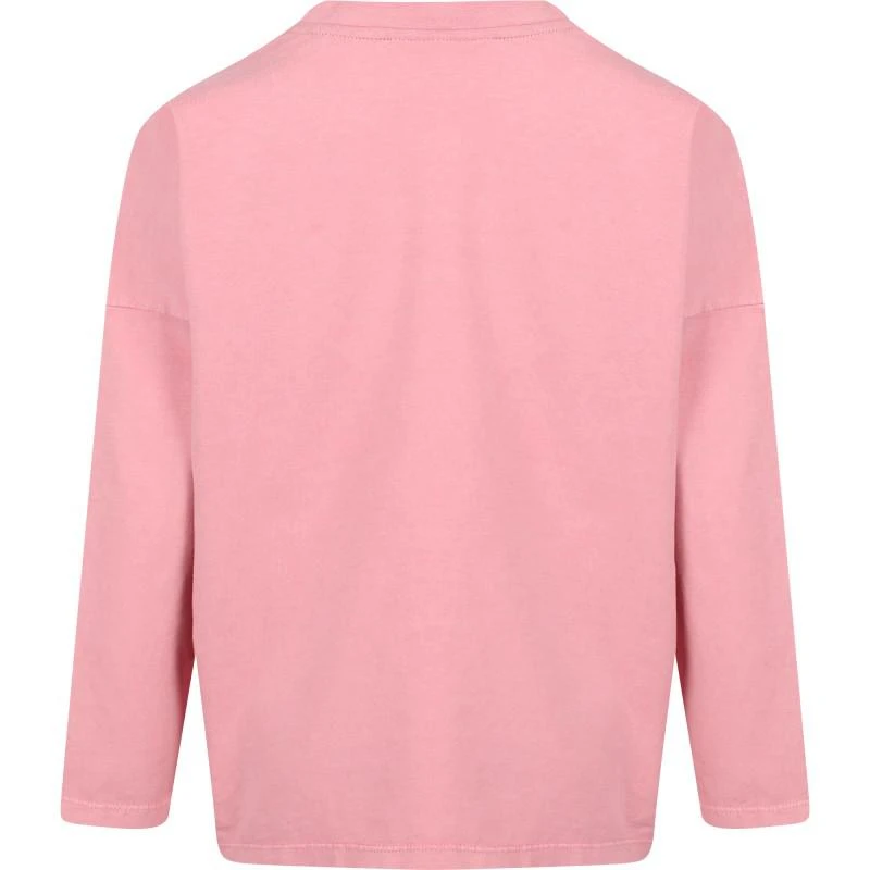 商品Little Man Happy|Vampirized long sleeved organic t shirt in pink,价格¥456,第2张图片详细描述