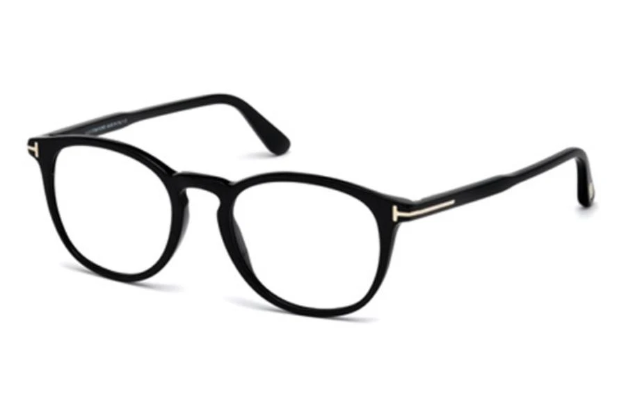 商品Tom Ford|Demo Oval Unisex Eyeglasses FT5401 001 51,价格¥1124,第1张图片