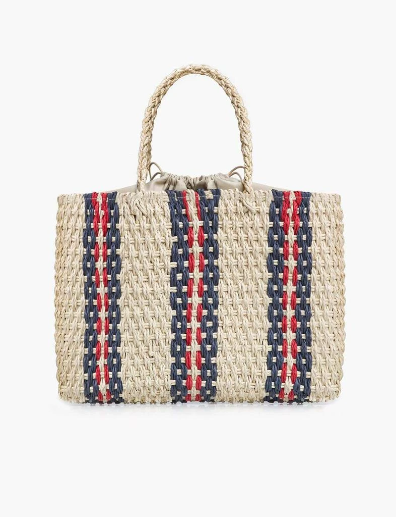 商品Pixie Market|Striped Raffia Straw Bag,价格¥414,第1张图片