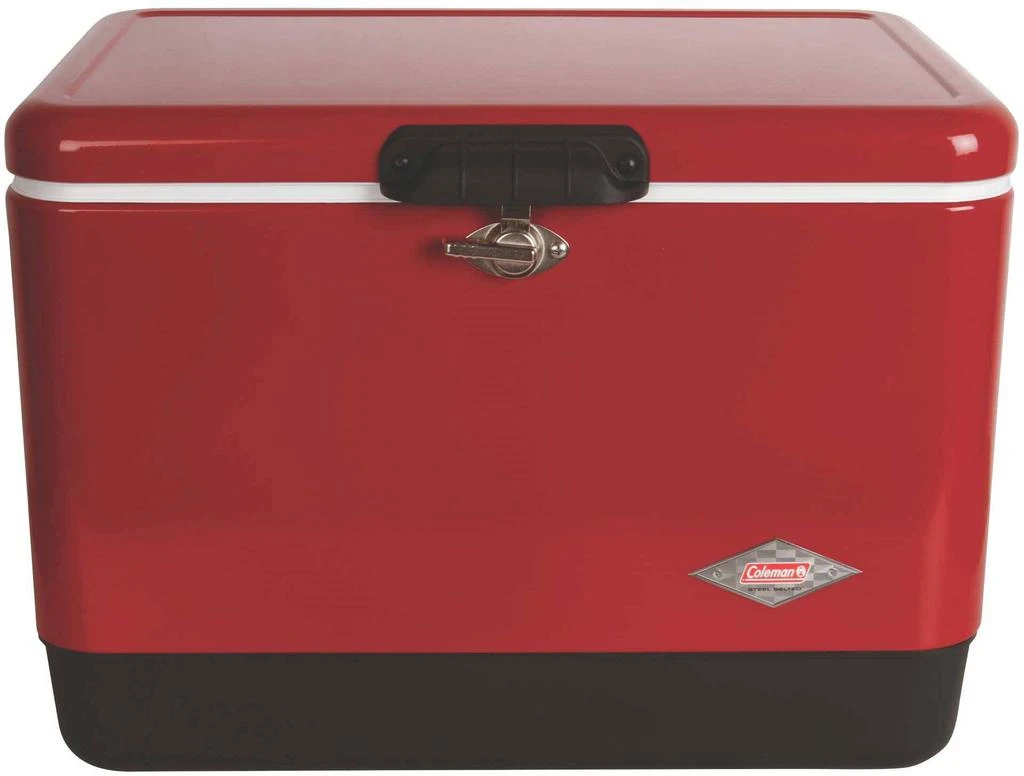 商品Coleman|Coleman Steel Belted 54 Quart Chest Cooler,价格¥1656,第2张图片详细描述