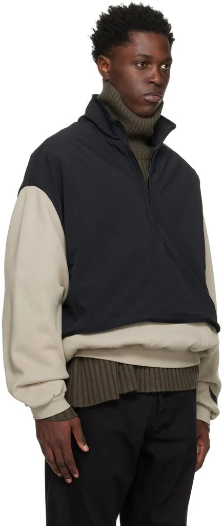 商品Essentials|Gray & Black Mock Neck Sweatshirt,价格¥1586,第2张图片详细描述