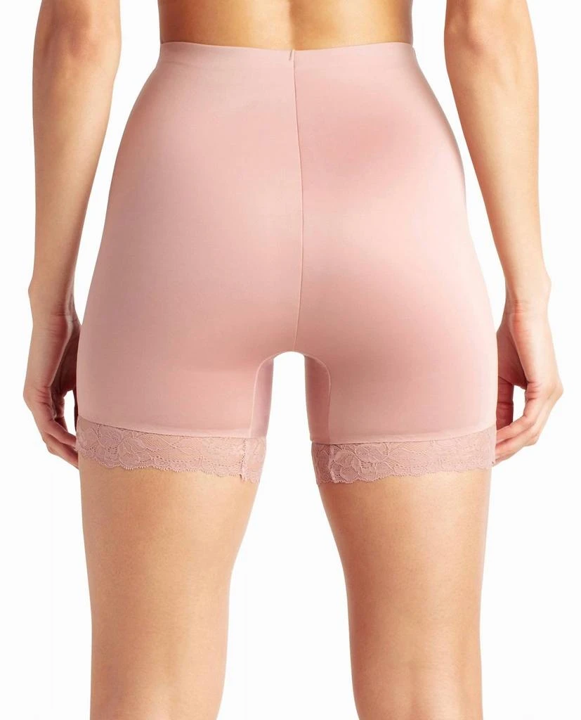 商品Nicole Miller|Lace Trim Scuba Longleg Shapers 2 Pack In Black And Mineral Blush,价格¥366,第2张图片详细描述