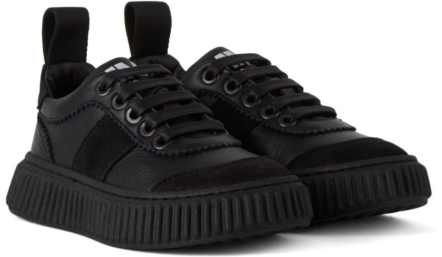 商品MAISON MARGIELA|Kids Black Logo Sneakers,价格¥1125,第4张图片详细描述