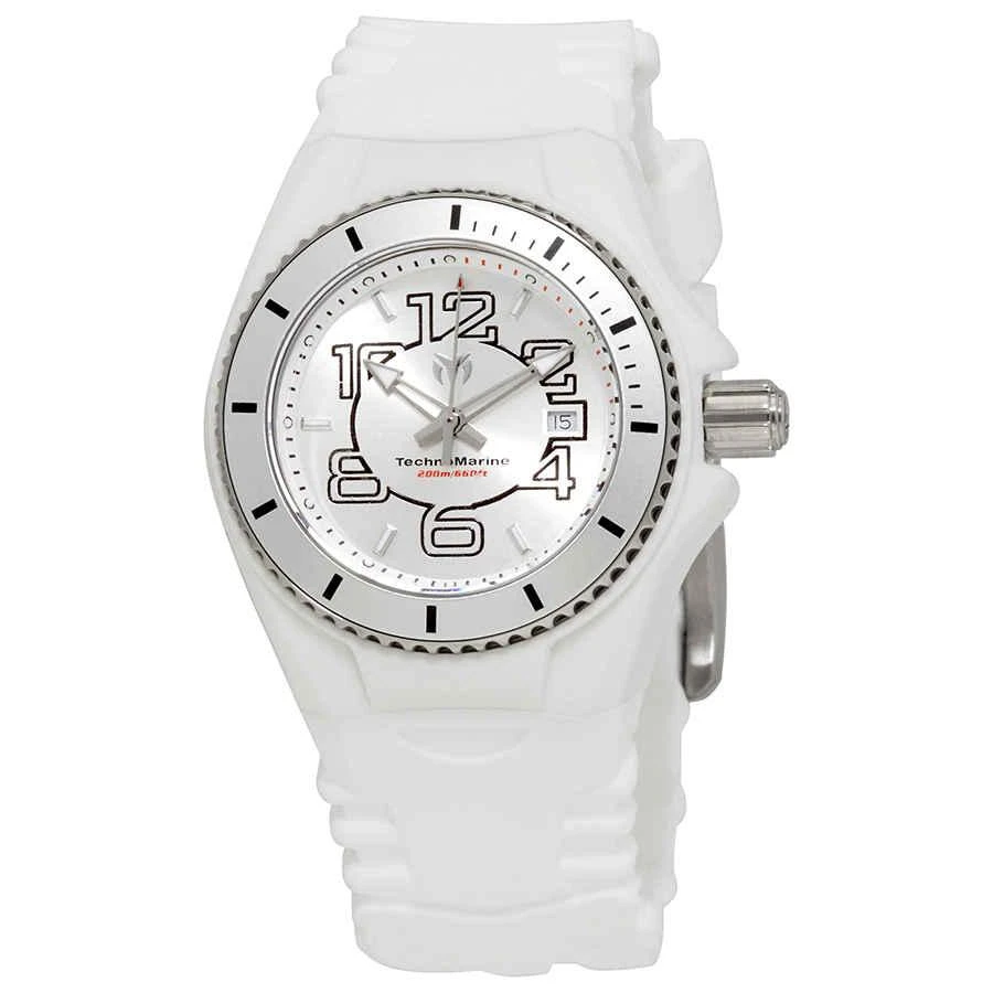 商品TechnoMarine|TechnoMarine Cruise JellyFish Silver Dial Ladies Watch 115124,价格¥456,第1张图片