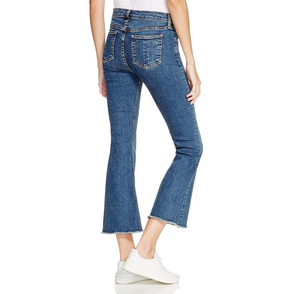 商品Rag & Bone|Womens Paz Wash Flare Cropped Jeans,价格¥678,第2张图片详细描述