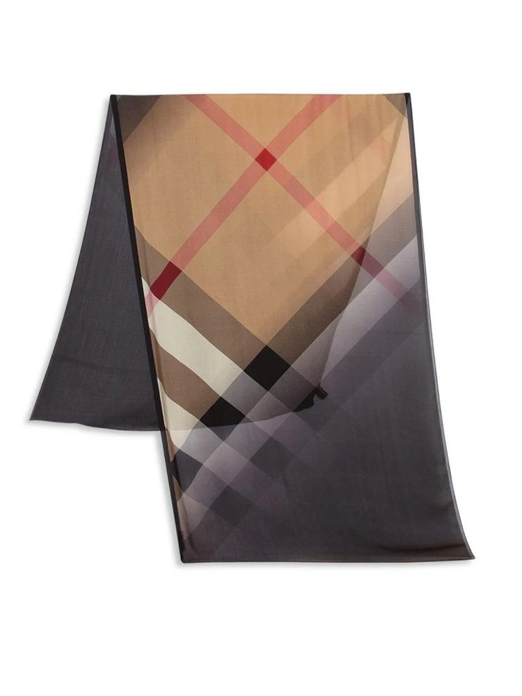 商品Burberry|Ombré Ultra-Wash Silk Scarf,价格¥3373,第2张图片详细描述