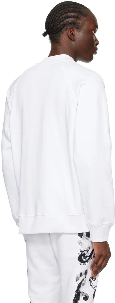 商品Versace|White V-Emblem Sweatshirt,价格¥1475,第3张图片详细描述