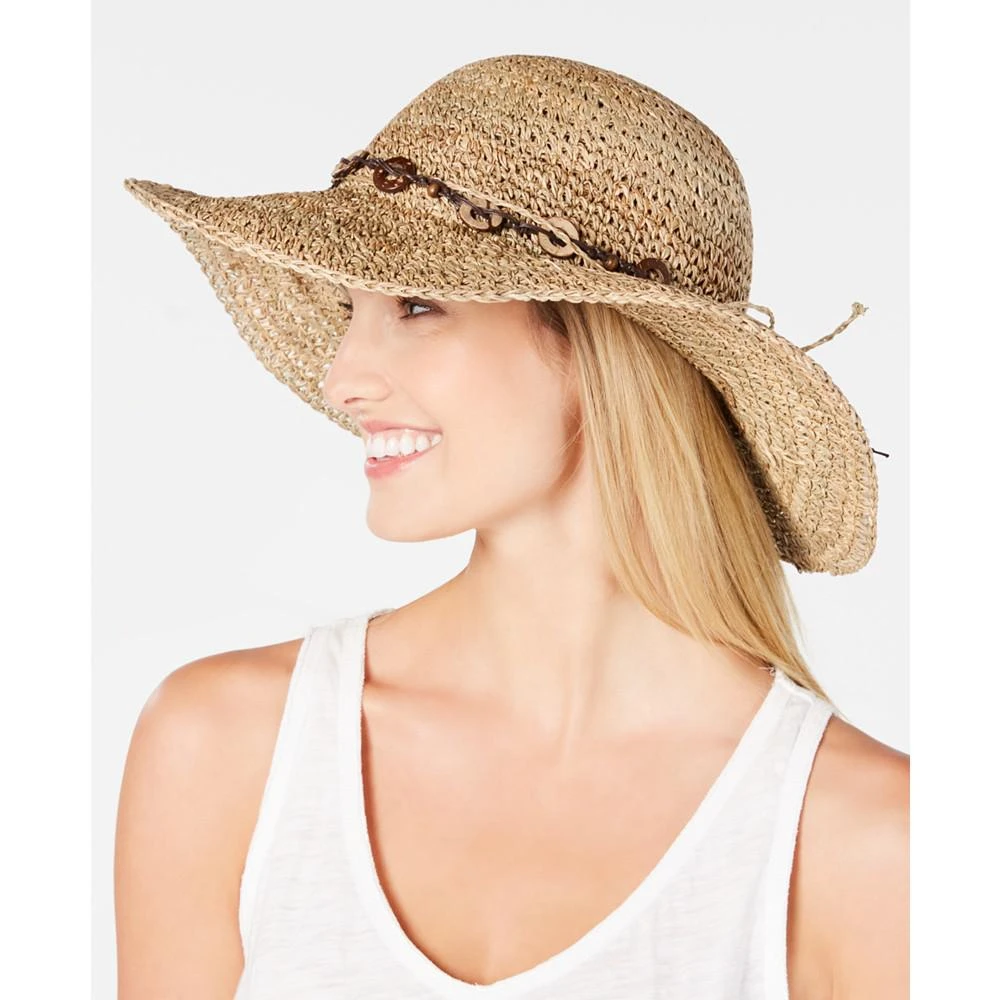 商品SCALA|Beaded Crochet Seagrass Hat,价格¥556,第1张图片