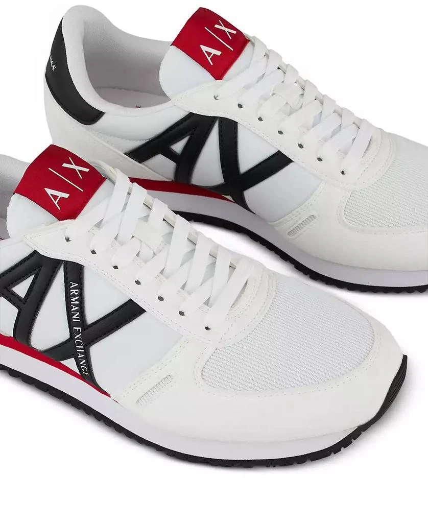 商品Armani Exchange|Men's Rio Logo Sneakers,价格¥987,第5张图片详细描述