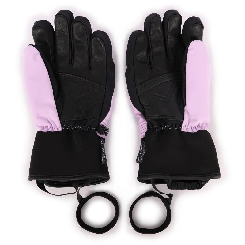 商品Bogner|Logo ski gloves in lilac and black,价格¥1277,第2张图片详细描述